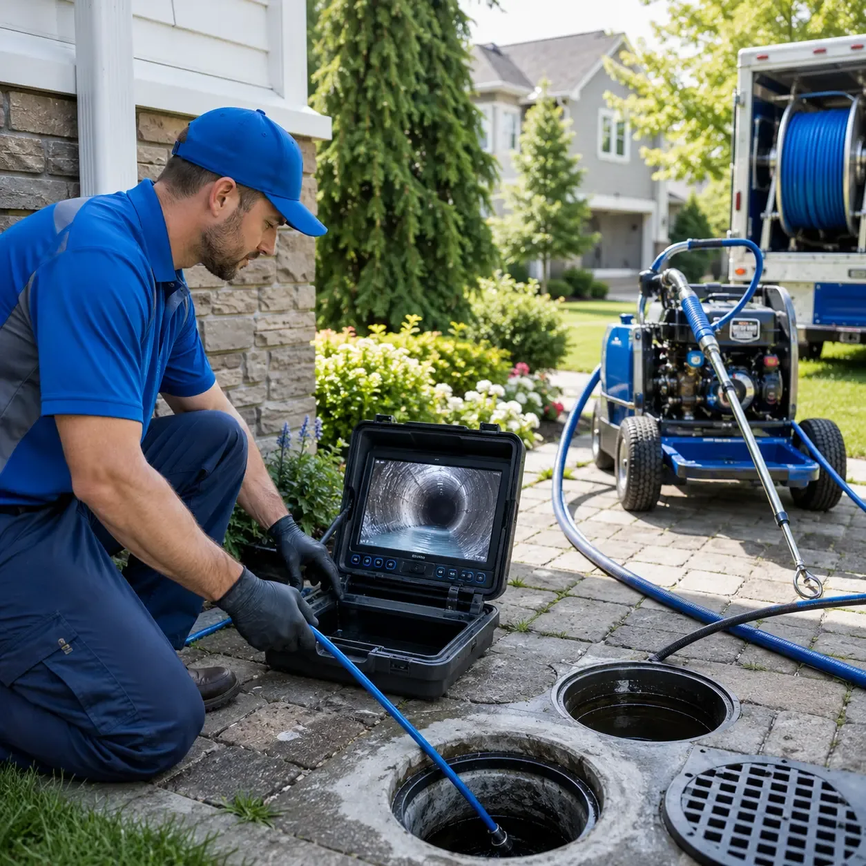 Outdoor drain cleaning professionals serving Milltown, NJ
